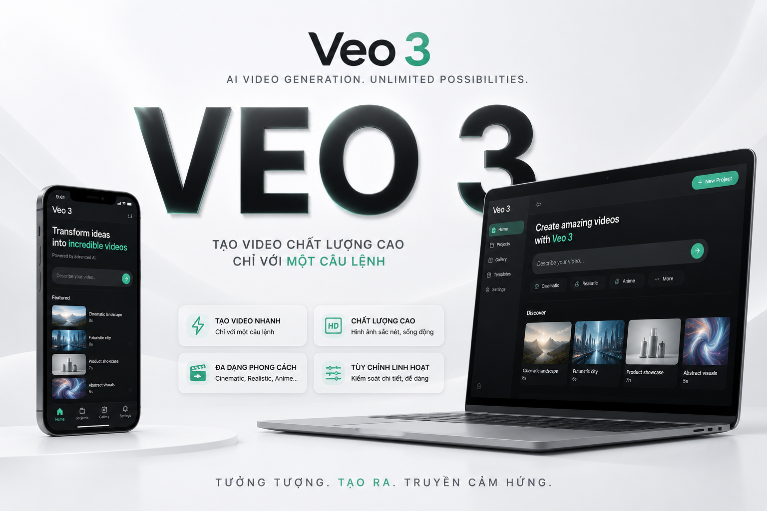 Veo 3 Ultra (chính chủ) – 0 credit - 1 năm