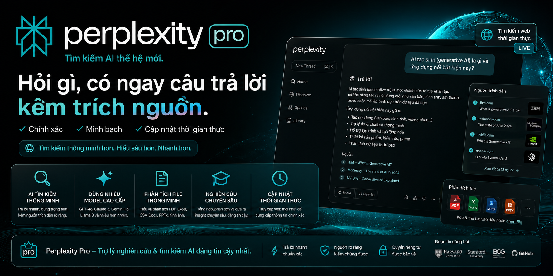 Perplexity Pro - 8 tháng